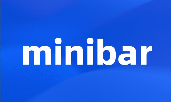 minibar