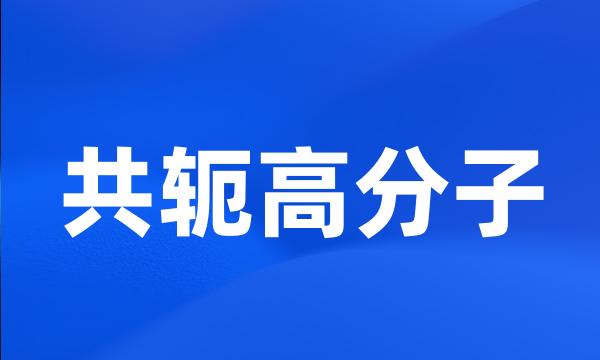 共轭高分子