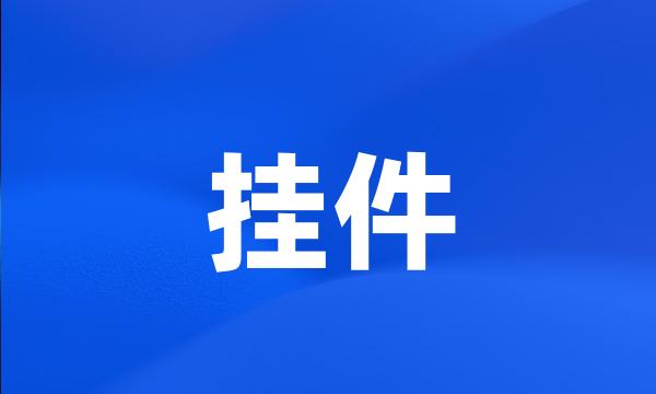 挂件