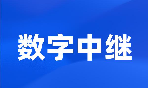 数字中继