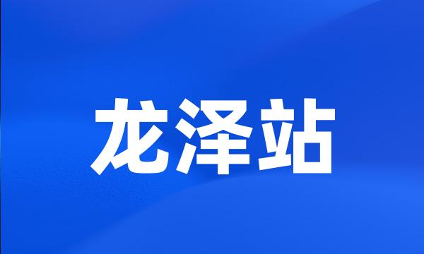 龙泽站