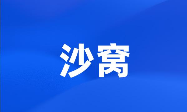 沙窝