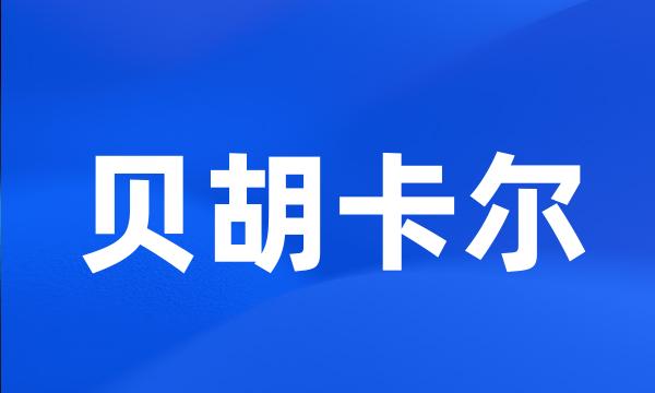 贝胡卡尔