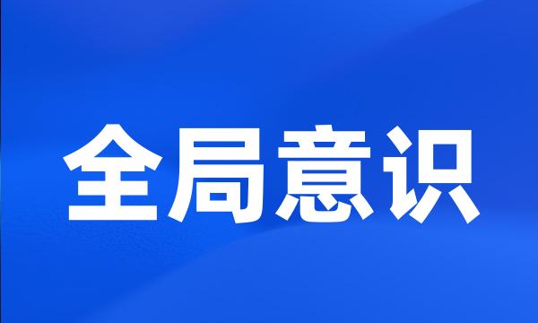 全局意识