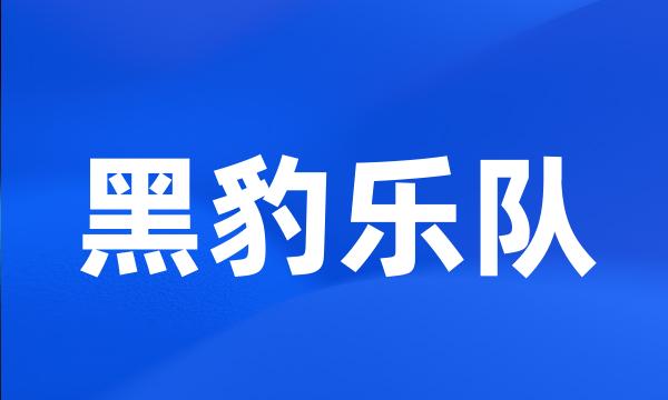 黑豹乐队