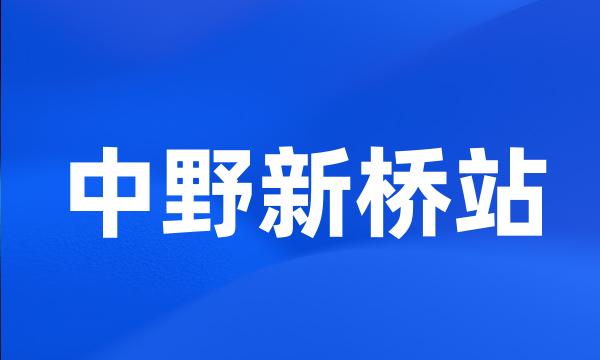 中野新桥站