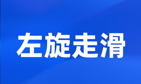 左旋走滑