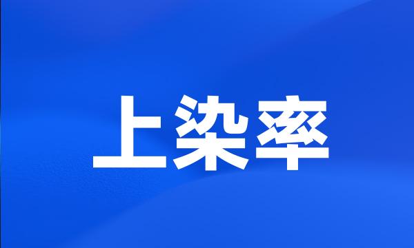 上染率