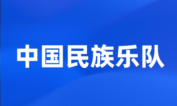 中国民族乐队