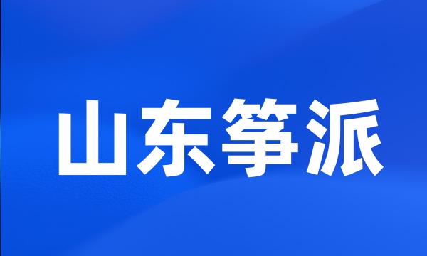 山东筝派