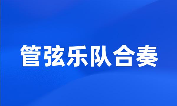 管弦乐队合奏