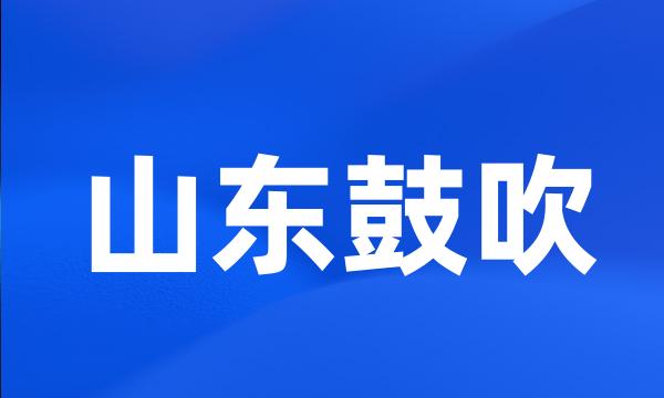 山东鼓吹