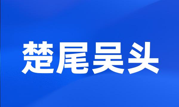 楚尾吴头