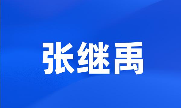 张继禹