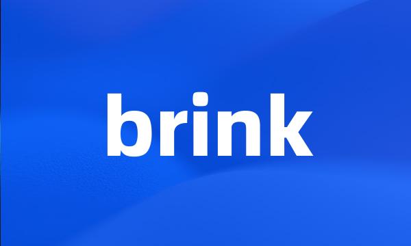 brink