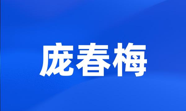 庞春梅