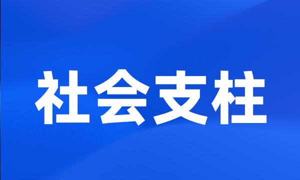 社会支柱