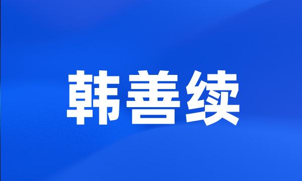 韩善续