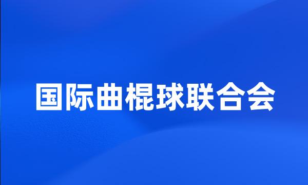 国际曲棍球联合会