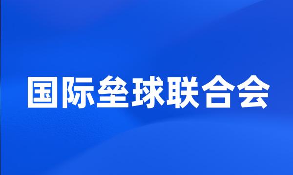 国际垒球联合会