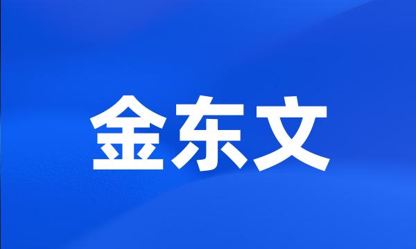 金东文