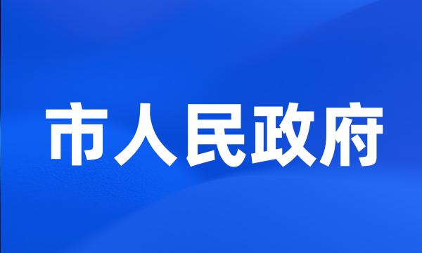 市人民政府