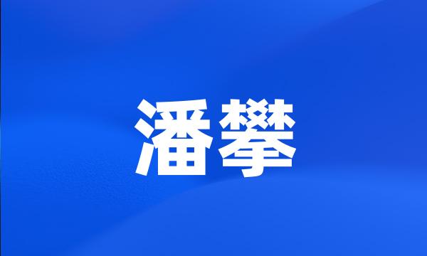 潘攀