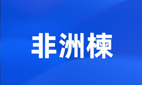 非洲楝