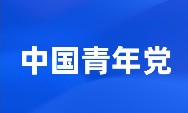 中国青年党