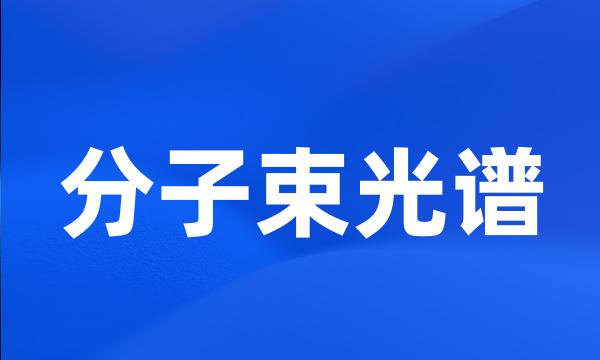 分子束光谱