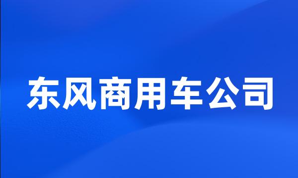 东风商用车公司