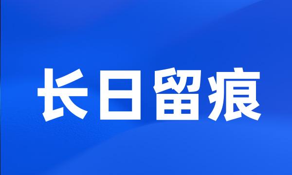 长日留痕