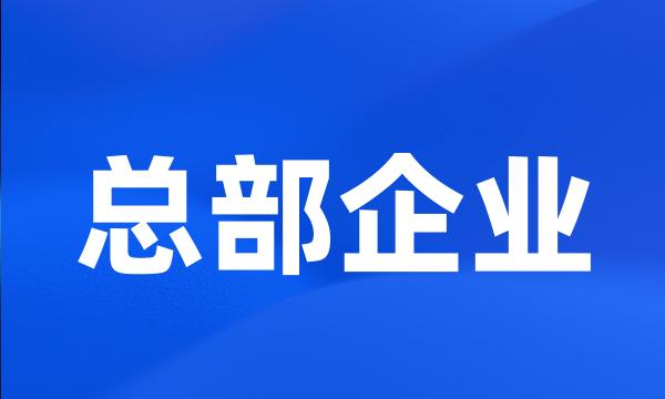 总部企业