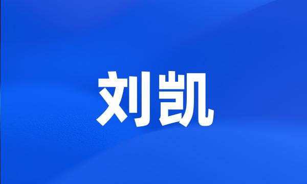 刘凯