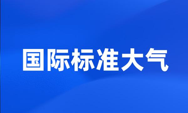 国际标准大气