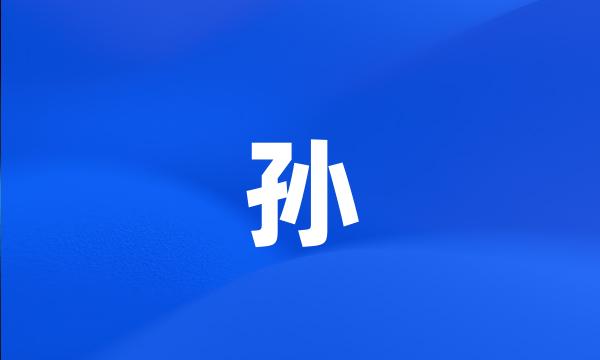 孙