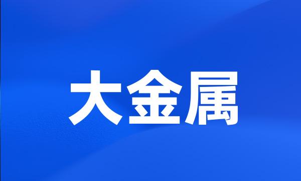 大金属