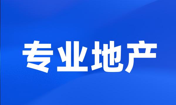 专业地产