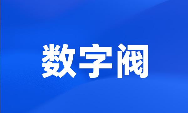 数字阀