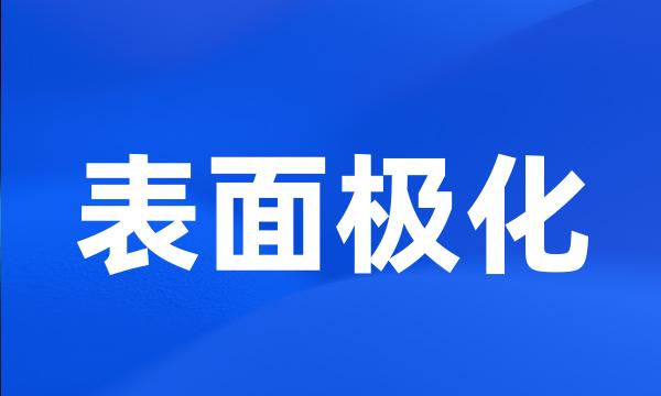 表面极化