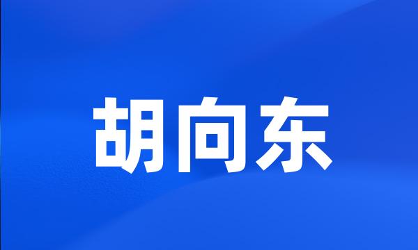 胡向东