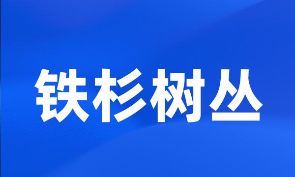 铁杉树丛