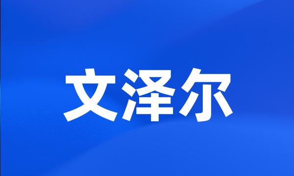 文泽尔