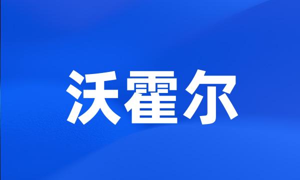 沃霍尔