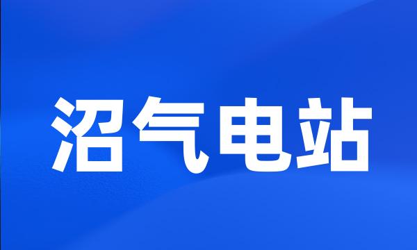 沼气电站