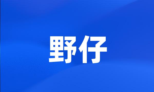 野仔