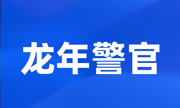 龙年警官