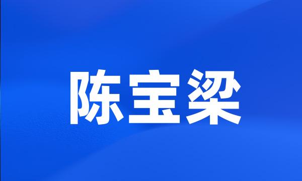 陈宝梁