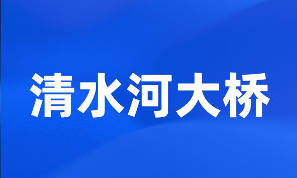 清水河大桥