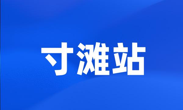 寸滩站